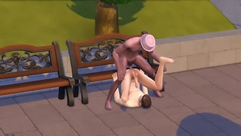 Gay Men Engage In Sexual Activity Outdoors In The Sims 4